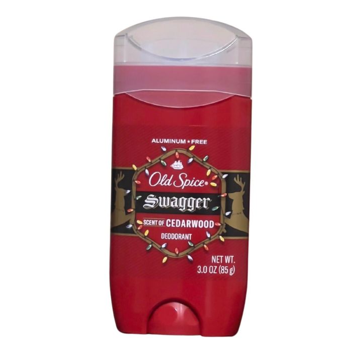 Old Spice Aluminum Free Deodorant for Men, 24/7 Odor Protection, 24/7 Freshness & Lasting Scent, Swagger with Cedarwood Scent, 3.0 oz (85g)