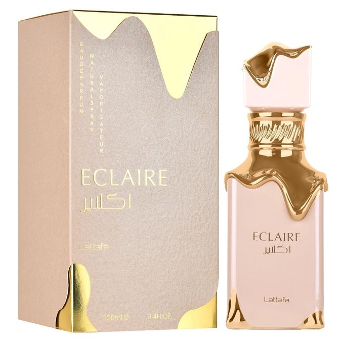 Lattafa Eclaire - Vanilla, Caramel, Sweet, Floral - Eau de Parfum Long-Lasting Fragrance for Women, (3.4 Fl Oz 100 ml)