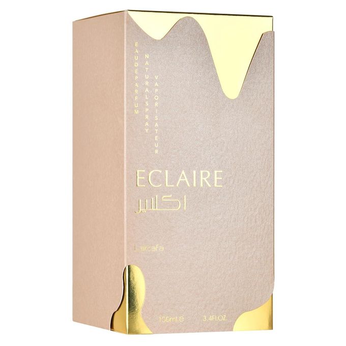 Lattafa Eclaire - Vanilla, Caramel, Sweet, Floral - Eau de Parfum Long-Lasting Fragrance for Women, (3.4 Fl Oz 100 ml)