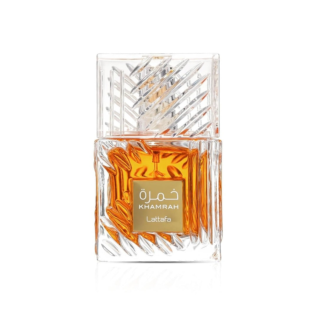Lattafa Khamrah - Vanilla, Warm Spicy, Amber, Cinnamon - Eau de Parfum Long-Lasting Fragrance for Unisex, 3.40 Ounce / 100 ml