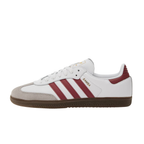 Adidas Samba OG in White & Burgundy