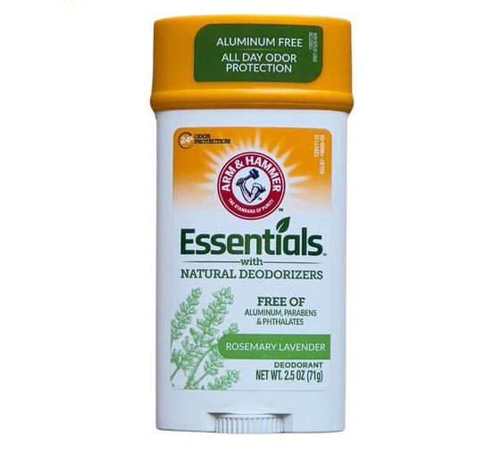 Arm & Hammer Essentials deodorant stick on a white background