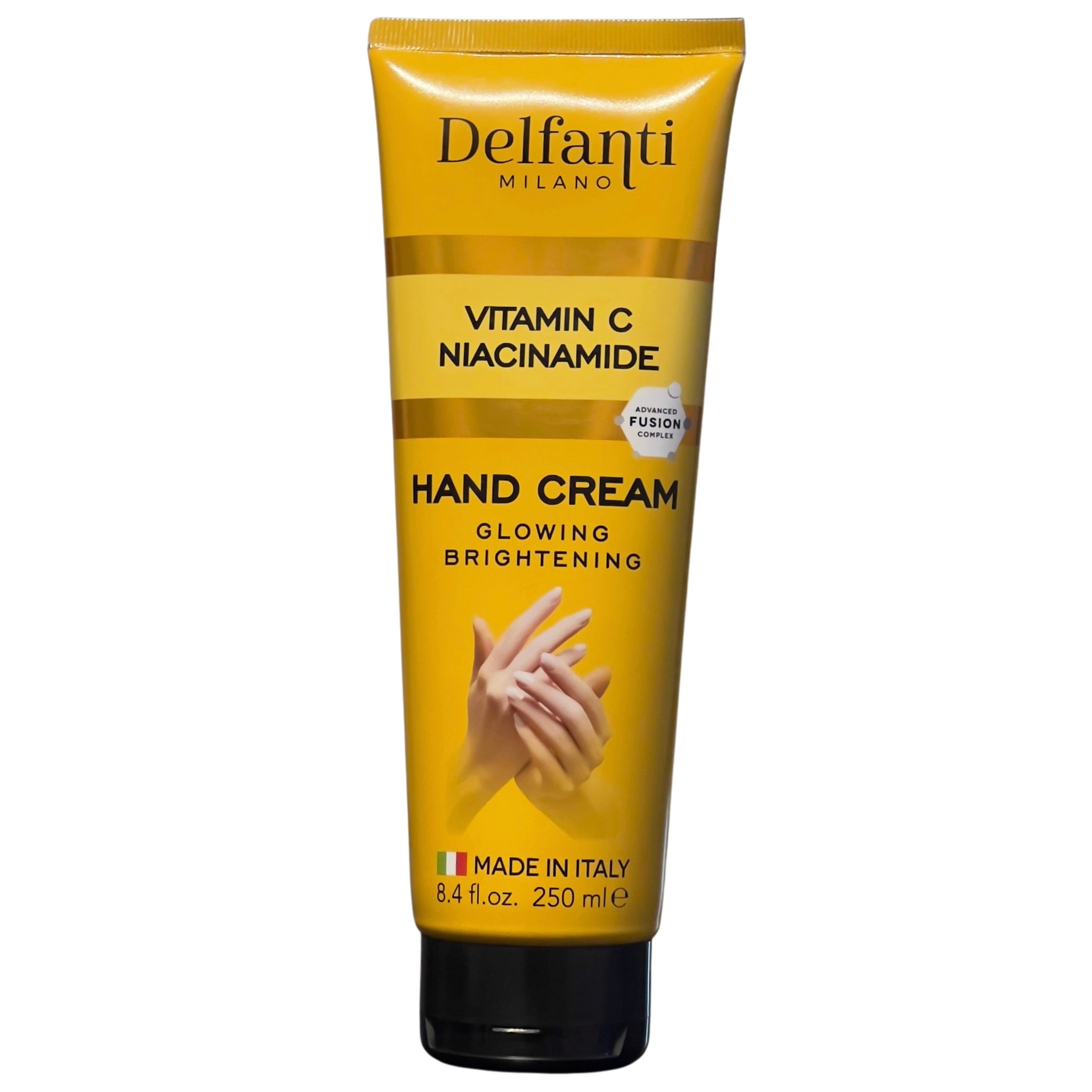 Delfanti Milano Vitamin C Niacinamide Hand Cream - Glow Brightening 8.4 fl oz | 250 mL