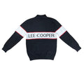Black sweater with 'Lee Cooper' logo on a white background