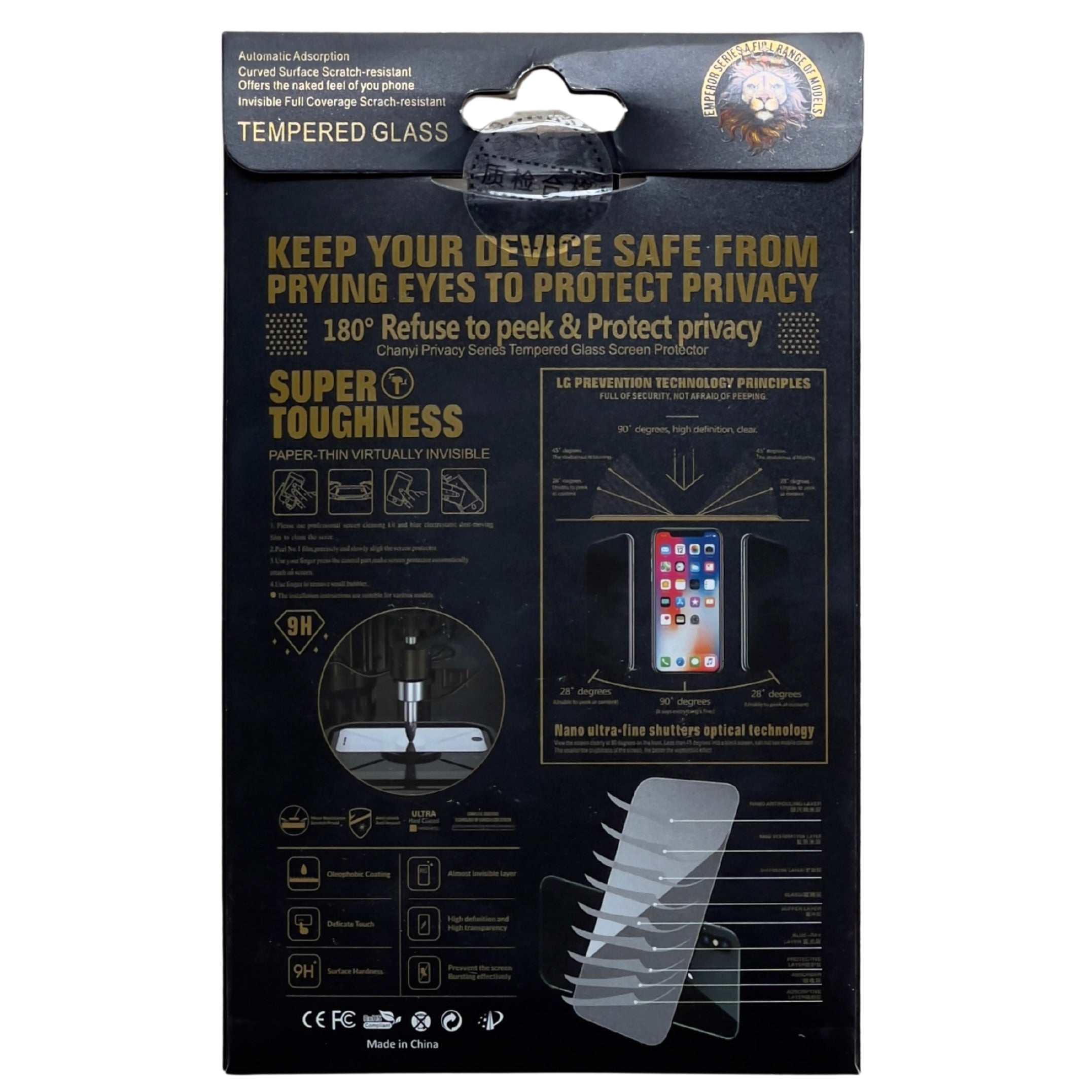 SuperEdge Anti-Peep Privacy Screen Protector