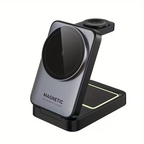 3-in-1 Foldable Magnetic Wireless Charger Stand