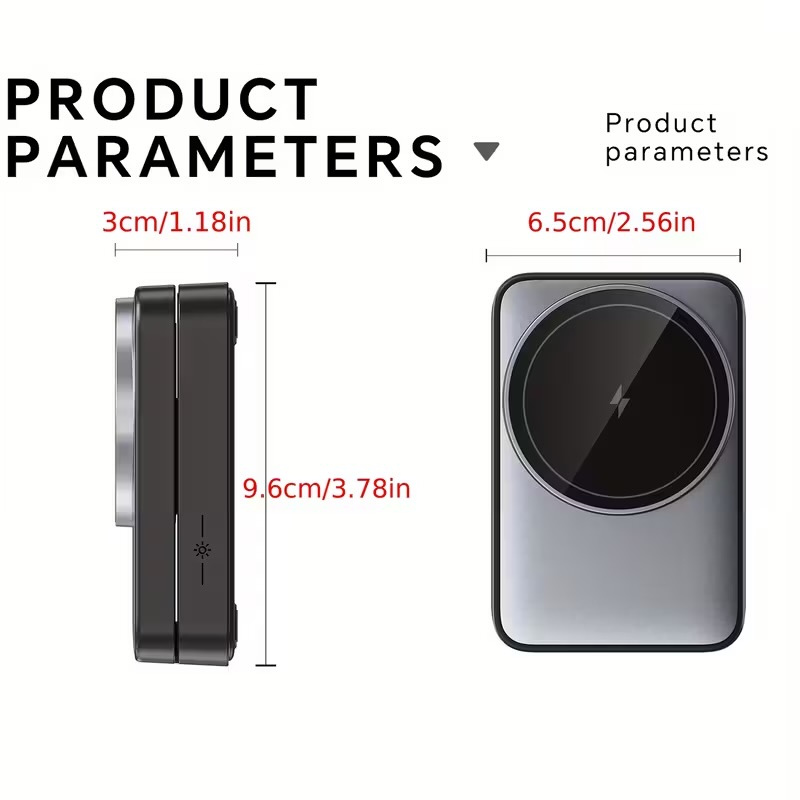 3-in-1 Foldable Magnetic Wireless Charger Stand