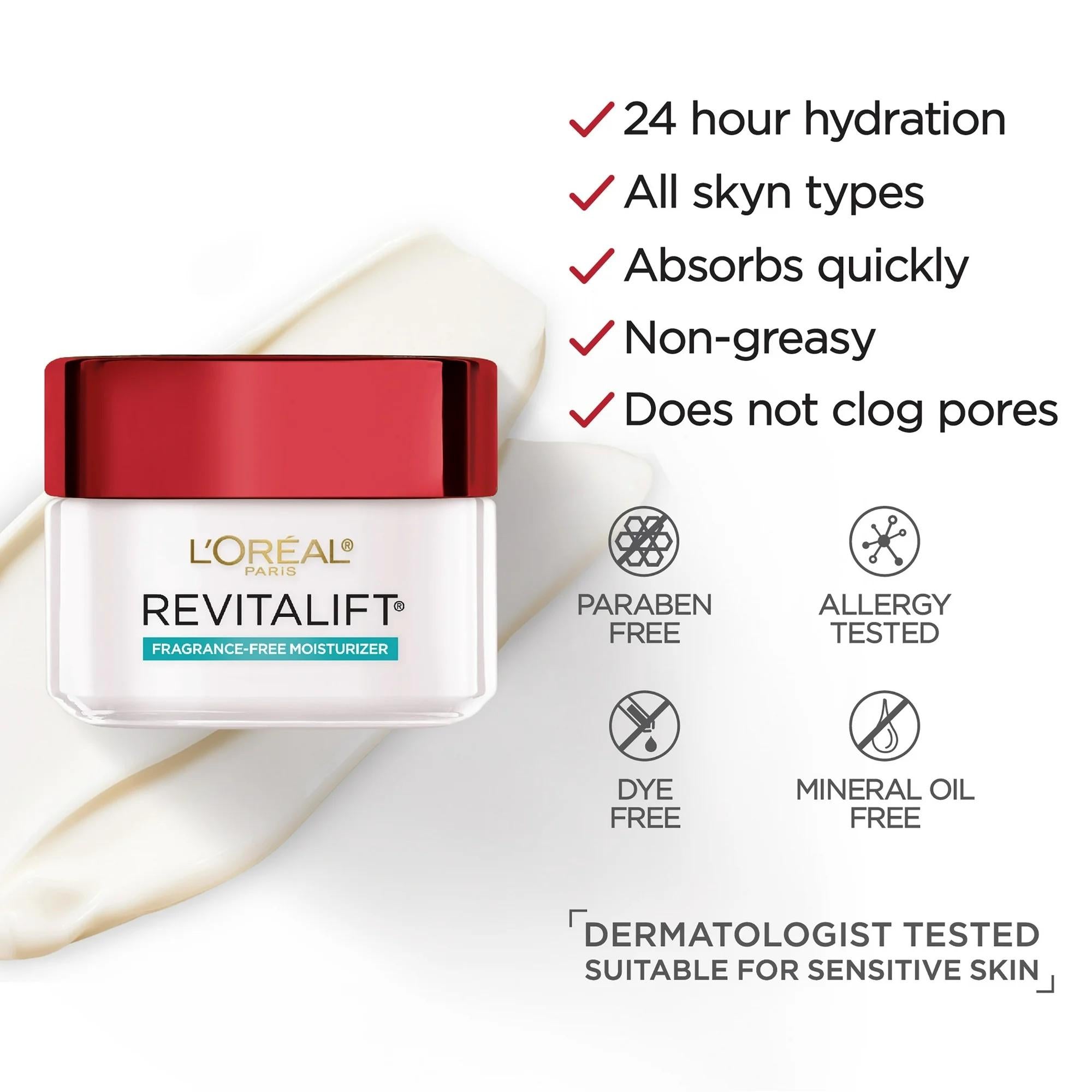 L'Oreal Revitalift Face & Neck Anti-Wrinkle & Firming Moisturizer (48g)